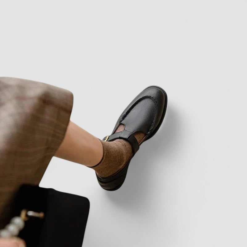 Zhelynne | Scarpe Ortopediche Mary Jane Punta Quadrata