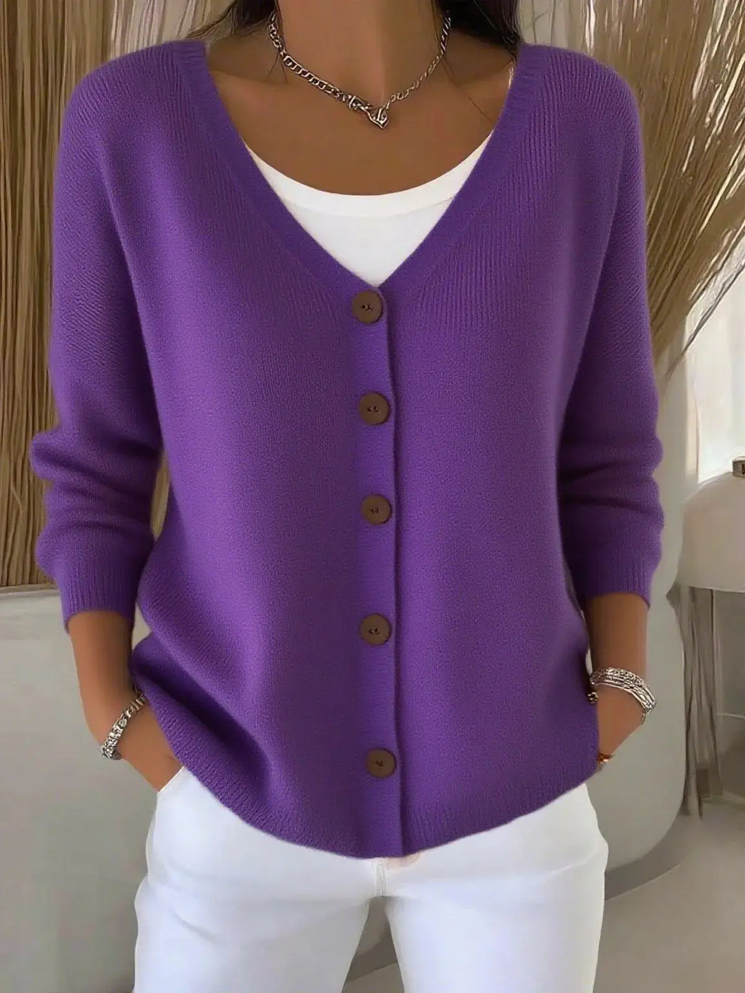 Ainsley | Everyday Button Cardigan