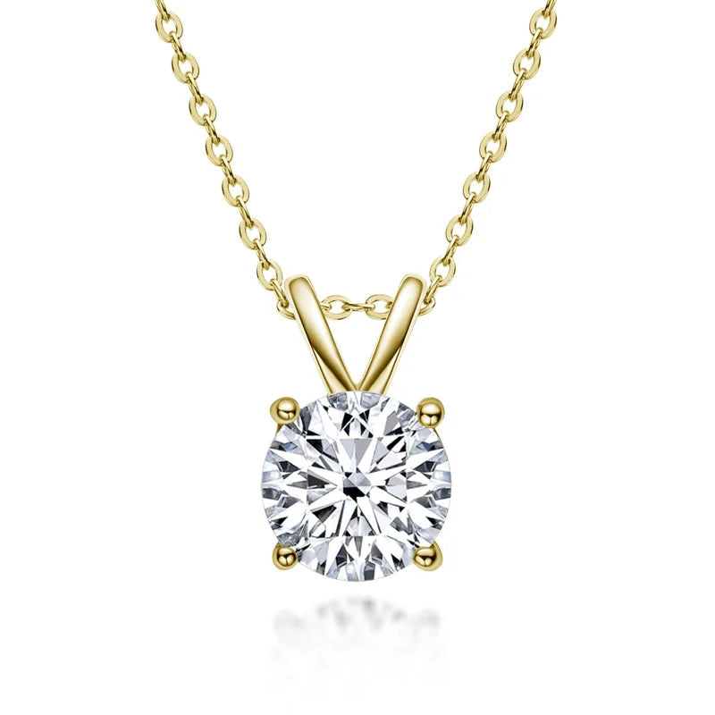 Collana Exclusif in Argento Sterling con Moissanite