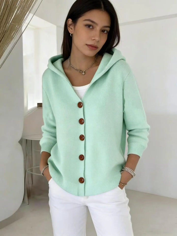 Callie | Hooded Maglia Cardigan