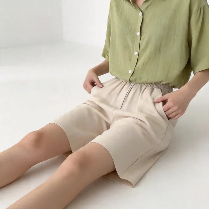 Freya | Ice-Seta Gamba Larga Shorts