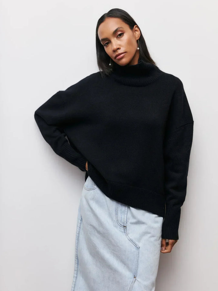 Cittra | Oversize a Coste Turtleneck Maglione