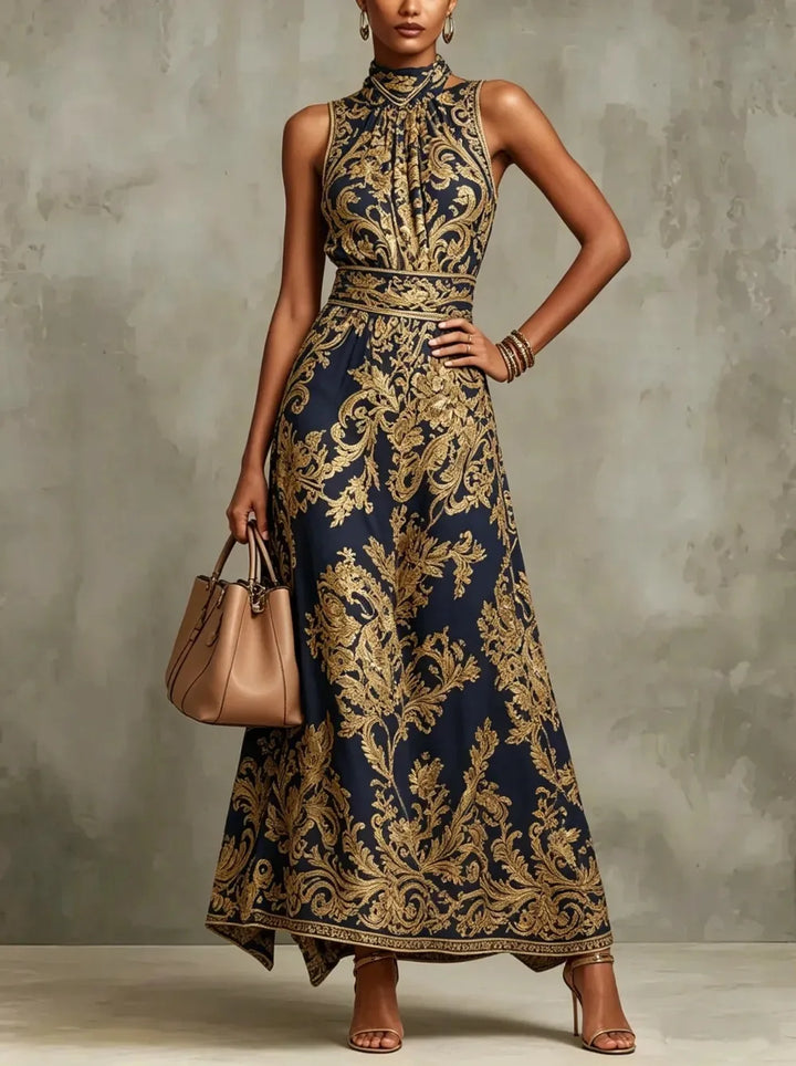 Seraphina | Oro Embroidered Evening Gown