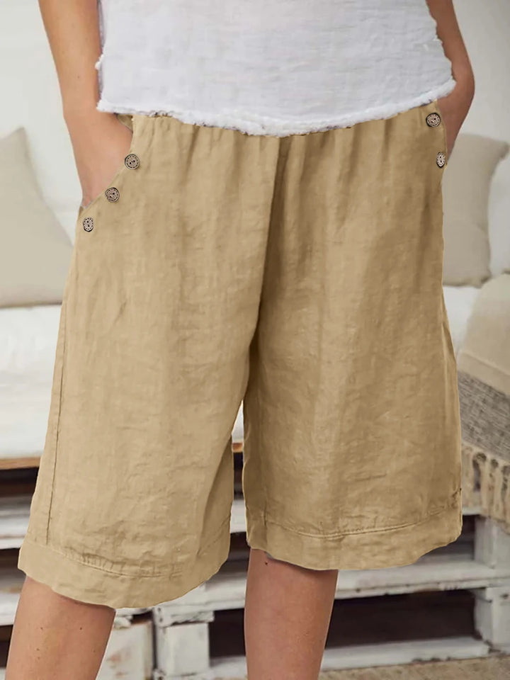 Reeve | Gamba Larga Elastic-Waist Shorts