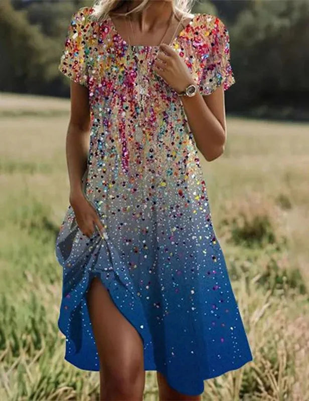 Grisenne | Boho Floreale Spiaggia Abito