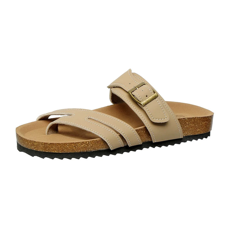 Tahlia | Rilassato Cork Slide Sandali