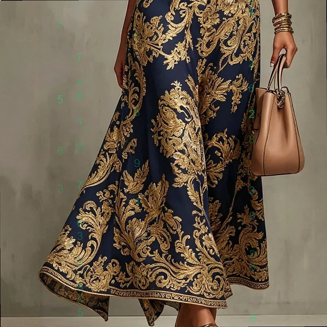 Seraphina | Oro Embroidered Evening Gown