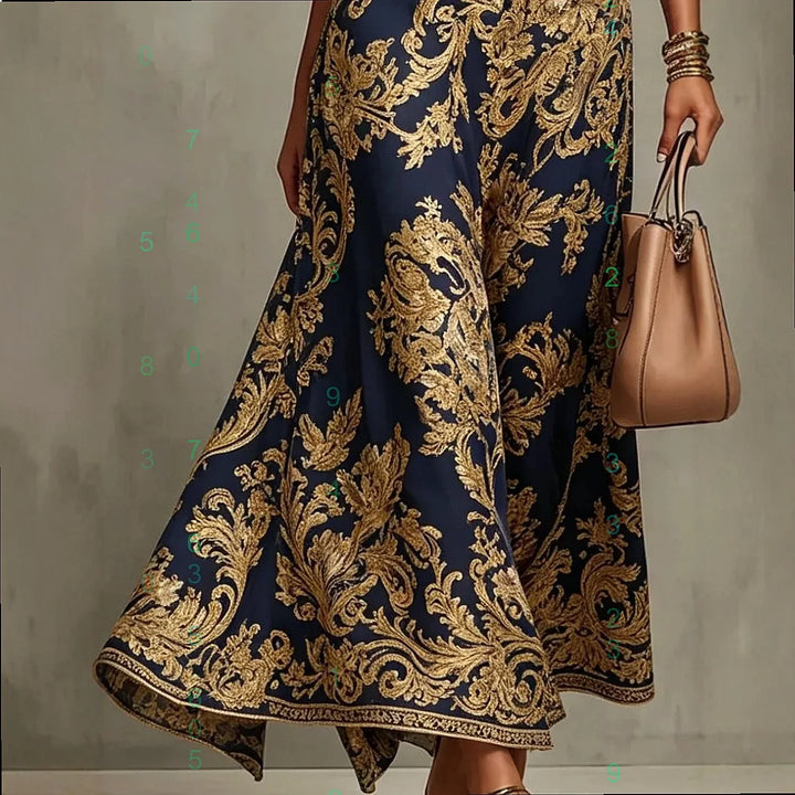 Seraphina | Oro Embroidered Evening Gown