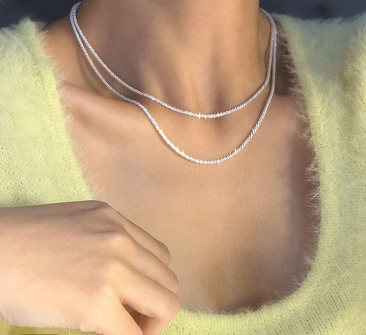 Starry Leggero Collana Argento Completo