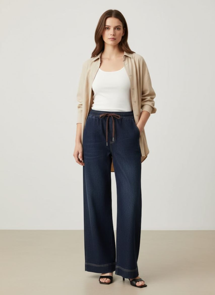 Vada | Easy Rilassato Flowy Casual Pantaloni