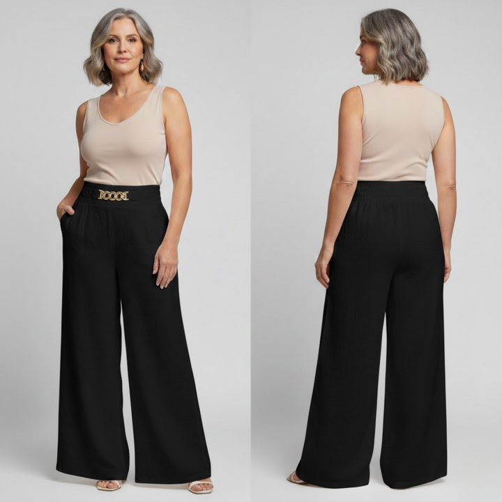 Ellery | Sculpting a Vita Alta Gamba Larga Pantaloni
