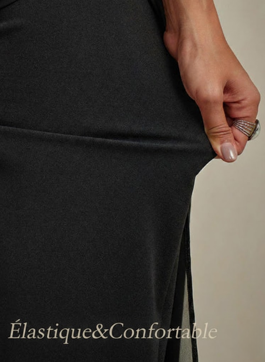 Darby | Airy Flowy Gamba Larga Palazzo Pantaloni