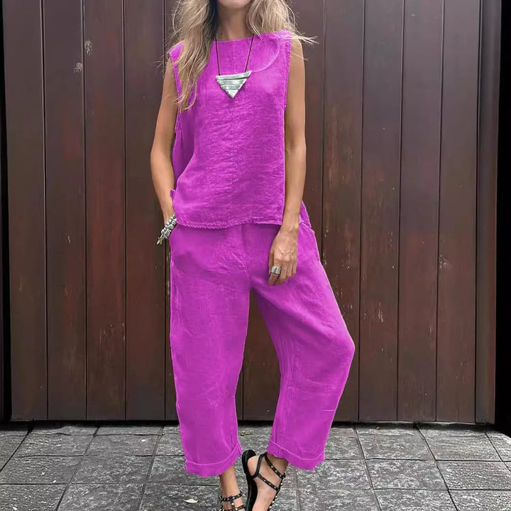 Freya | Due Pezzi Lino Completo