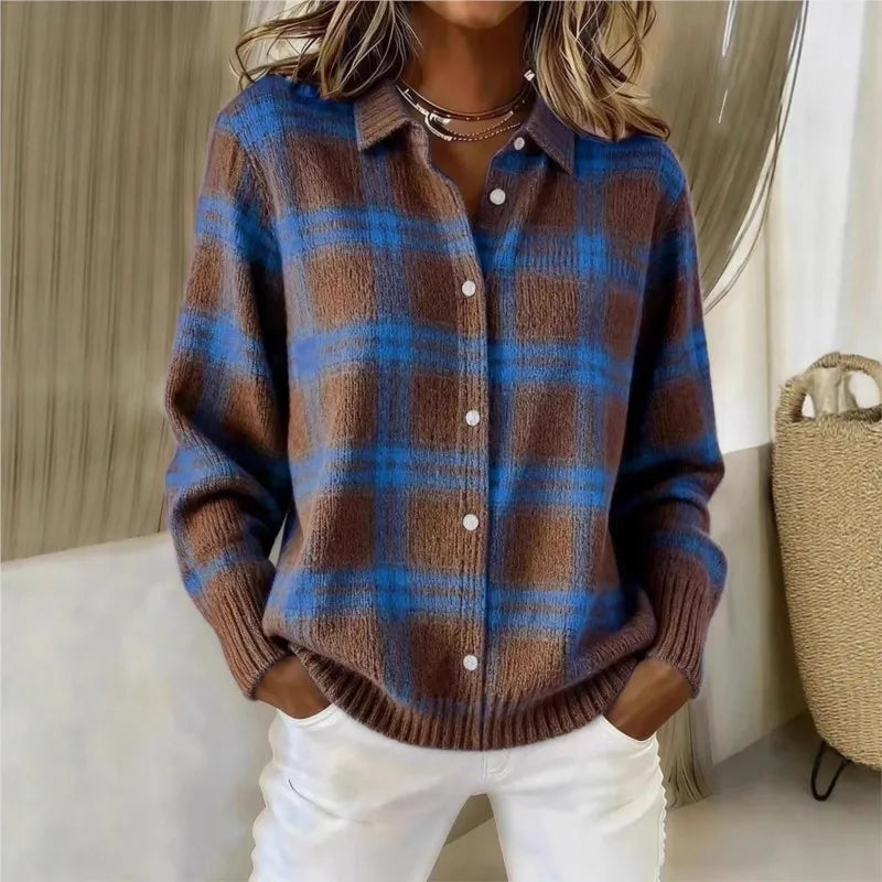 Marlowe | Scozzese Longline Cardigan