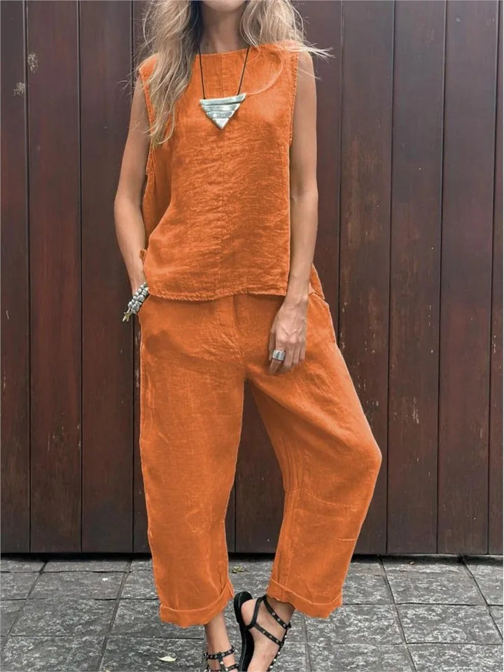 Freya | Due Pezzi Lino Completo