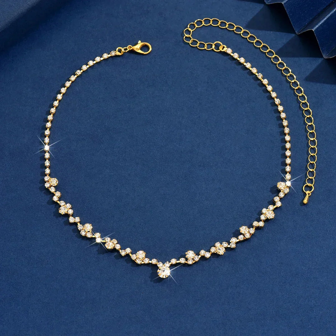 Collana di Mariage Elegante con Diamants