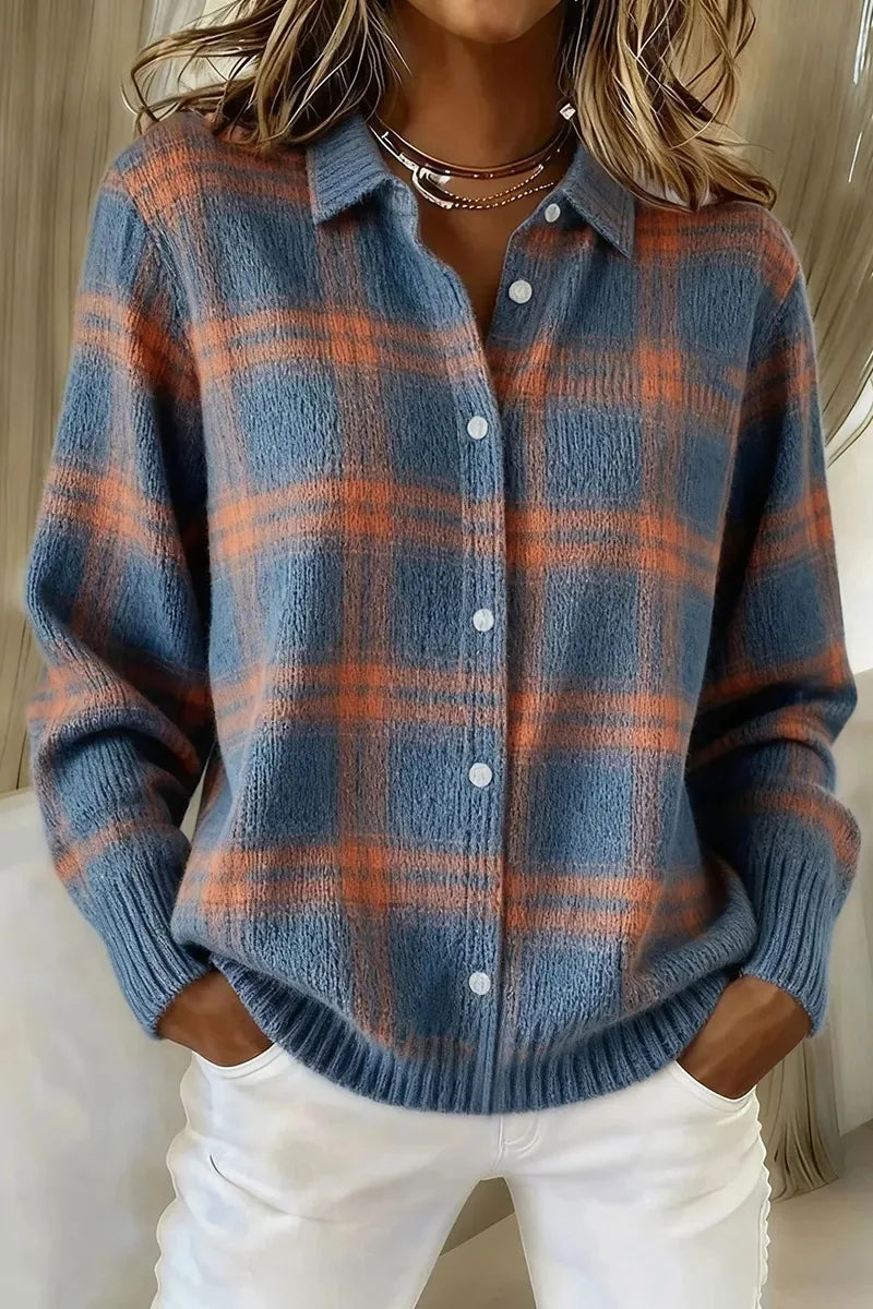 Marlowe | Scozzese Longline Cardigan