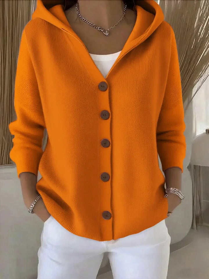 Willow | Hooded Button Cardigan