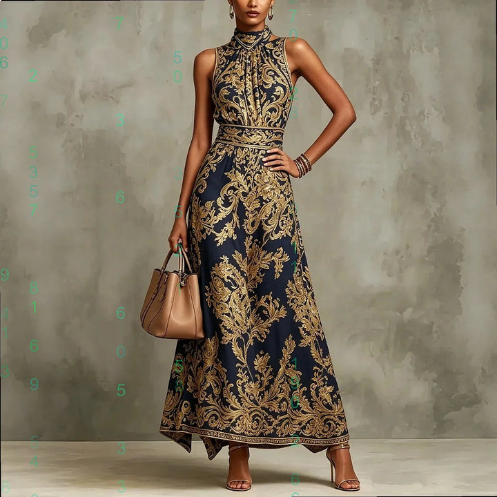 Seraphina | Oro Embroidered Evening Gown
