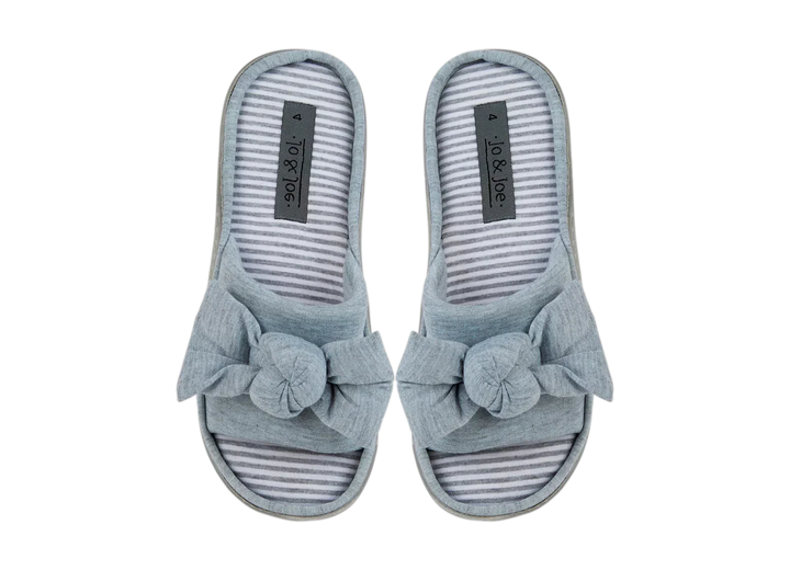 Georgia | Grigio Open Toe Mule Sliders