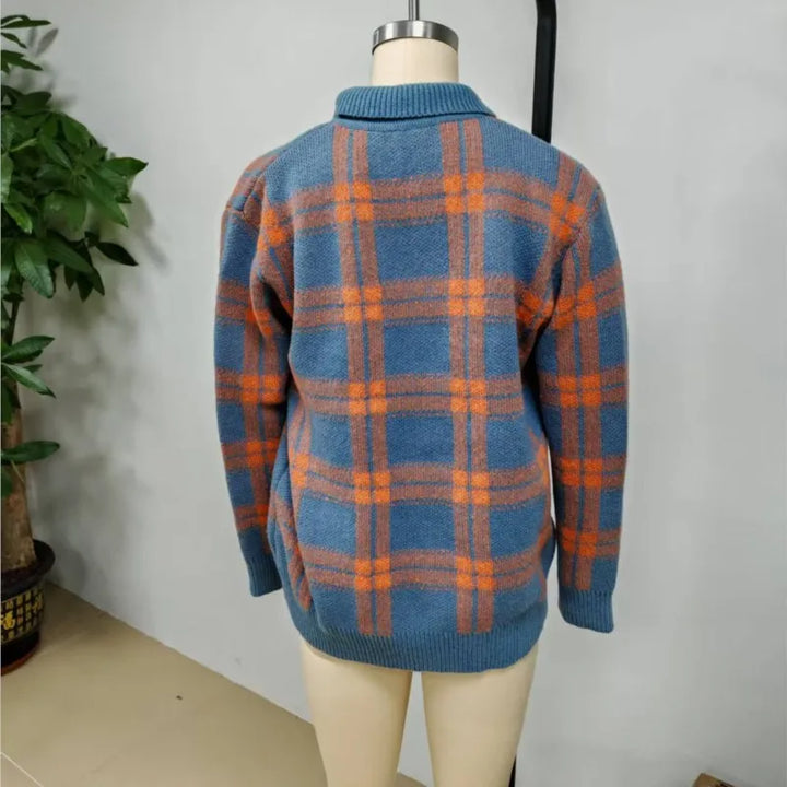 Marlowe | Scozzese Longline Cardigan