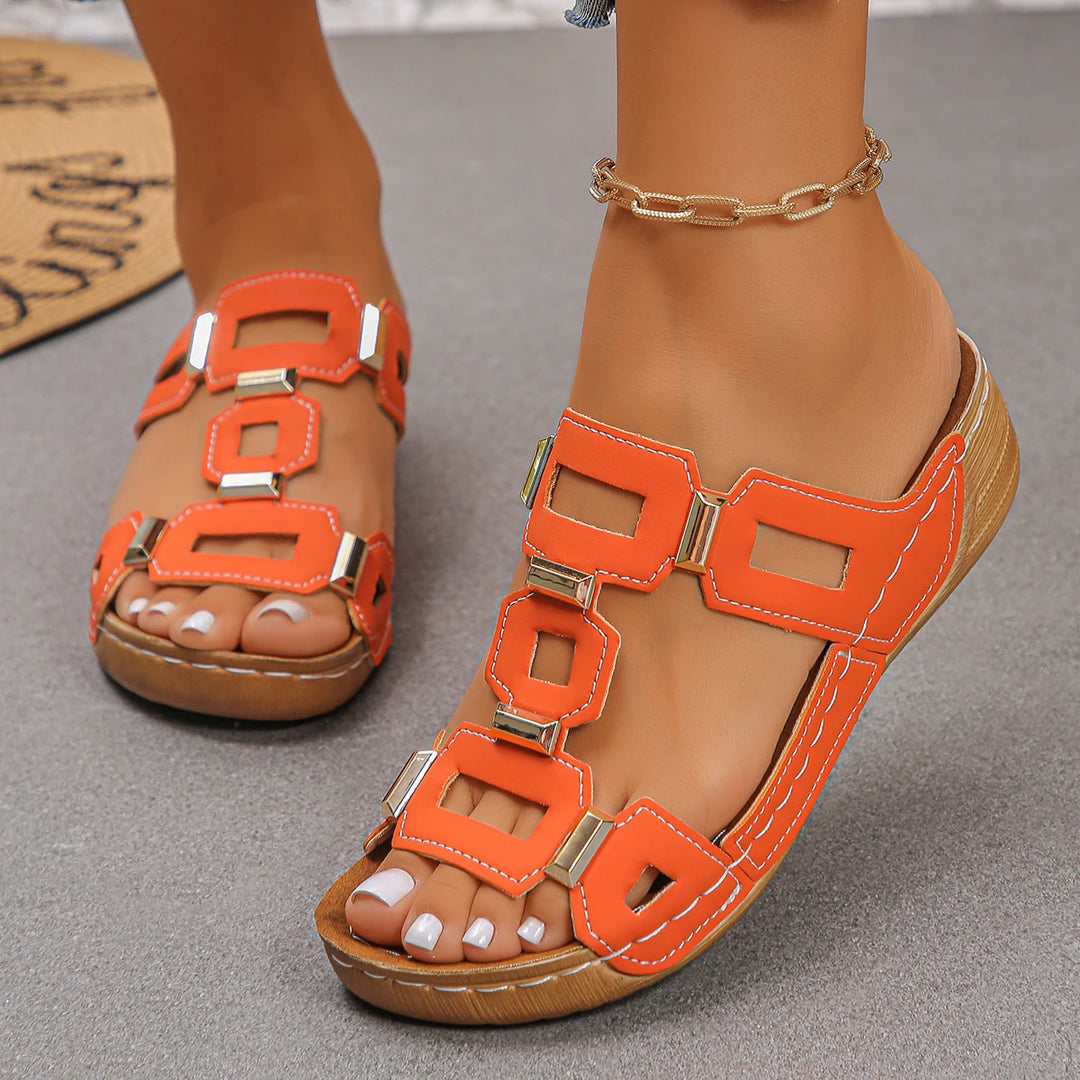 Zara | Semplice Roman Strap Estate Sandali
