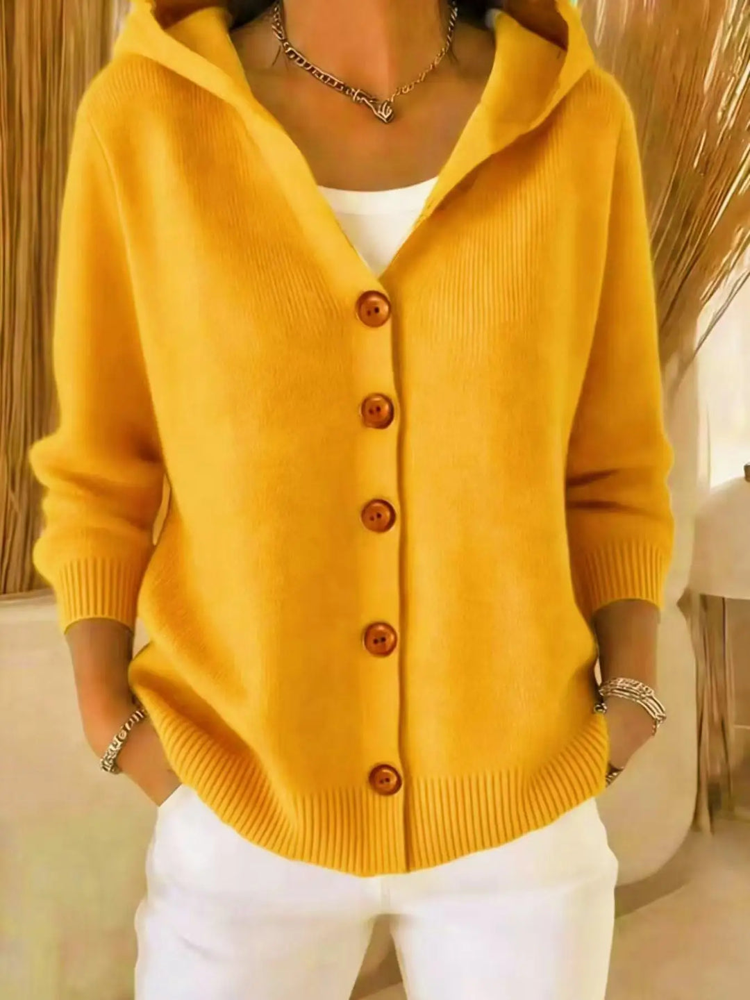 Callie | Hooded Maglia Cardigan