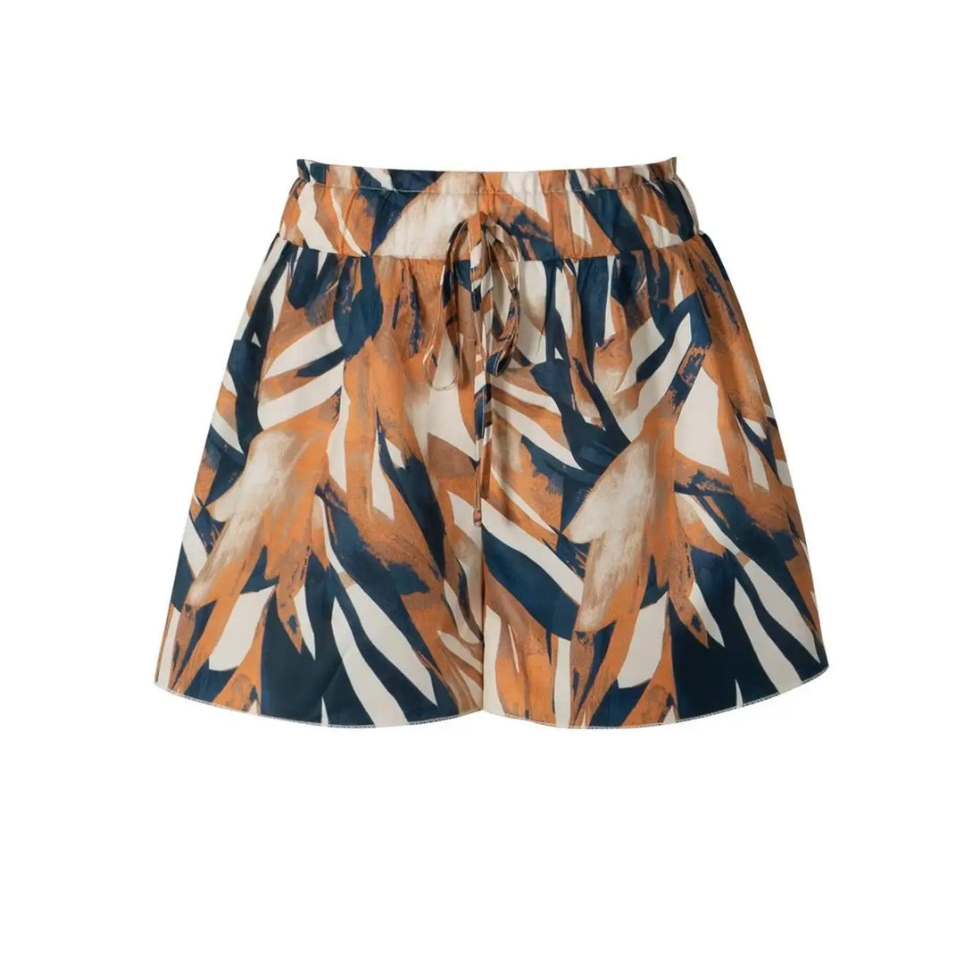 Odette | Floreale a Vita Alta Shorts