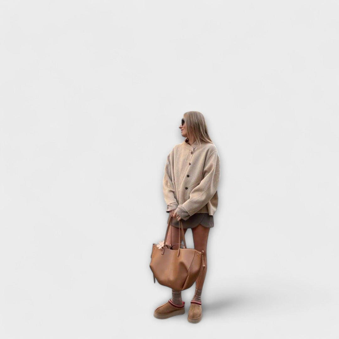 Jovanna | Vintage Pelle Tote Borsa