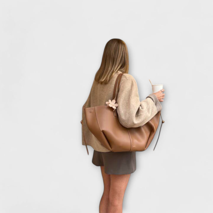 Jovanna | Vintage Pelle Tote Borsa