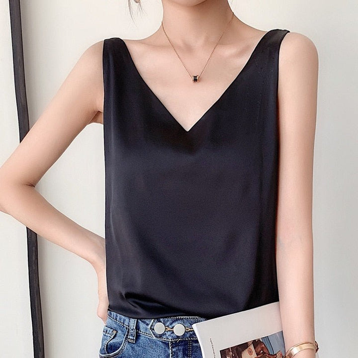 Zola | Minimalist Scollo a V Tank