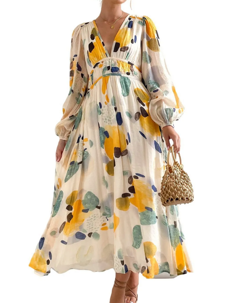 Daisy | Feminine Abito with Floreale Motif