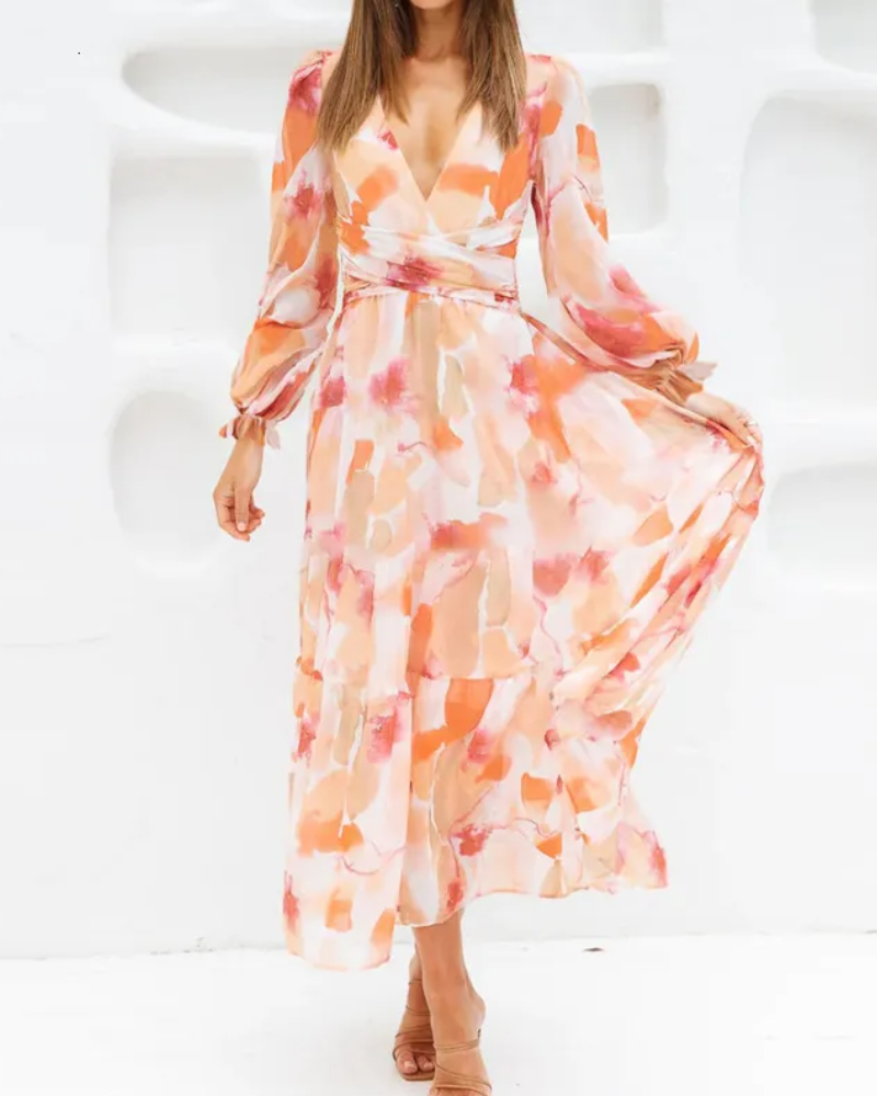 Daisy | Feminine Abito with Floreale Motif