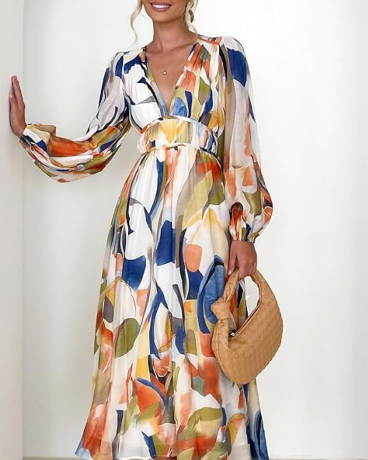 Daisy | Feminine Abito with Floreale Motif