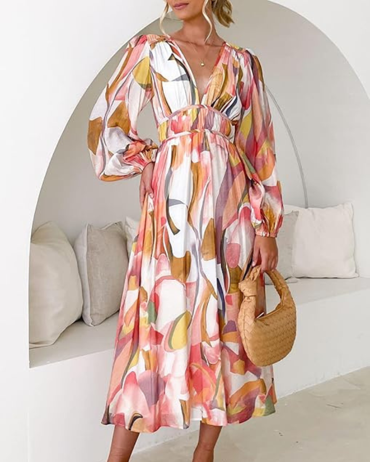 Daisy | Feminine Abito with Floreale Motif
