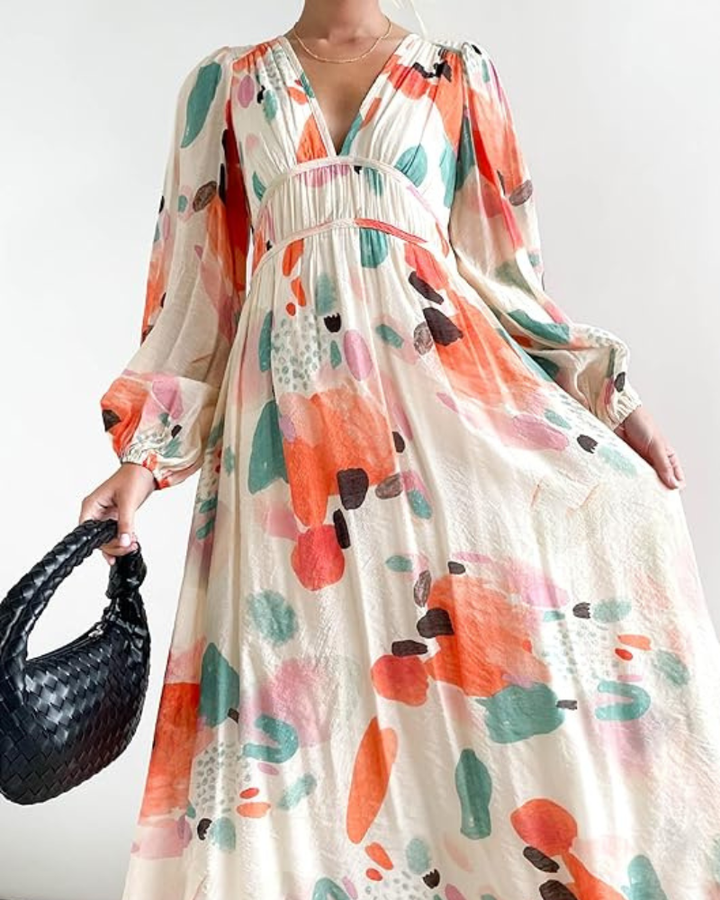 Daisy | Feminine Abito with Floreale Motif