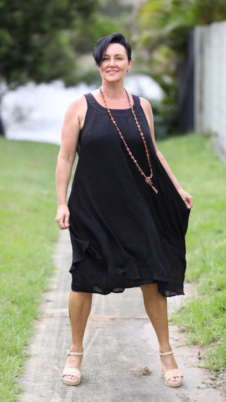 Faye | Abito Midi in Fibra di Bambù