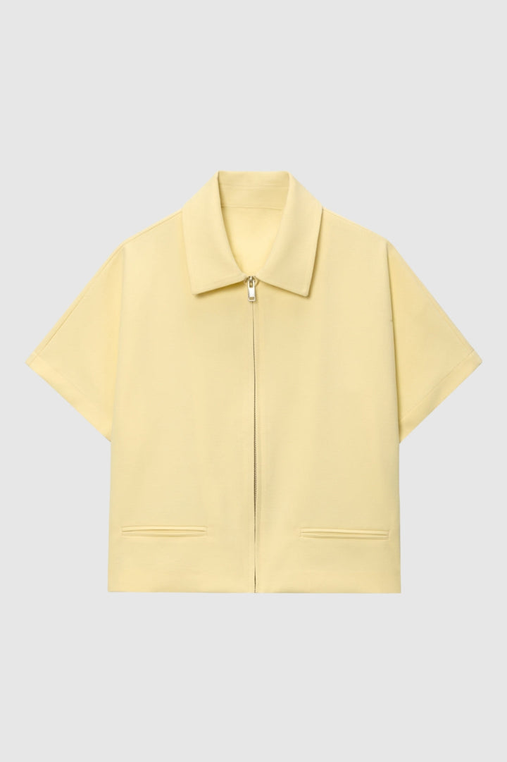 Gemma | Cropped Zip Giacca