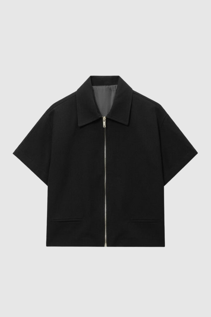 Gemma | Cropped Zip Giacca