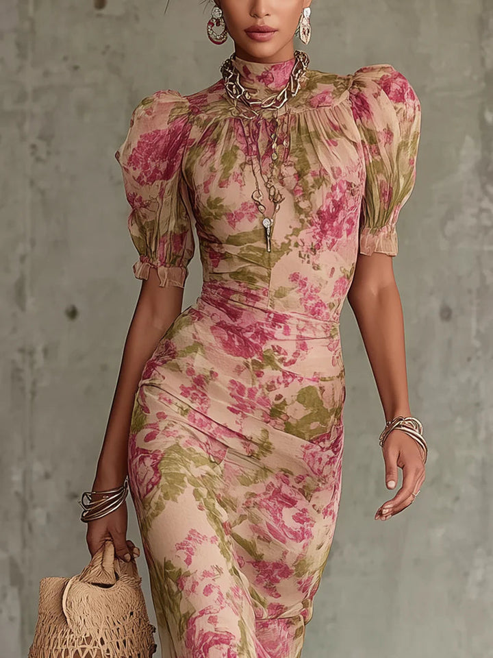 Rosevear | Vintage Rosa Stampa Maxi