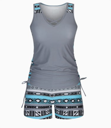 Skye | Geometric Stampa Tankini