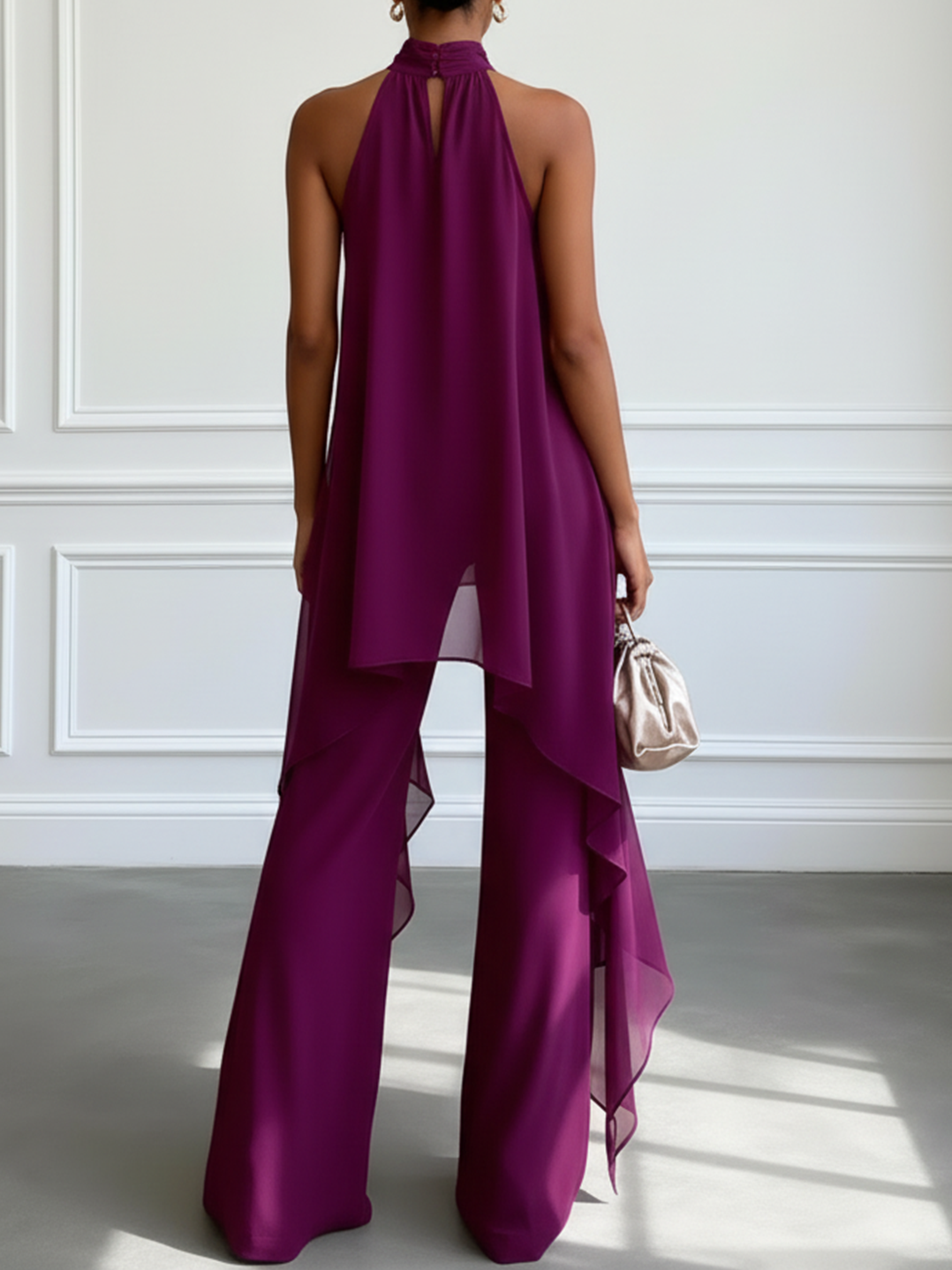 Amethyra | Viola Top & Pantaloni Completo
