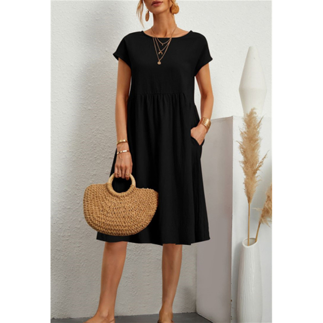 Francesca | Estate Midi Abito with Sleeves