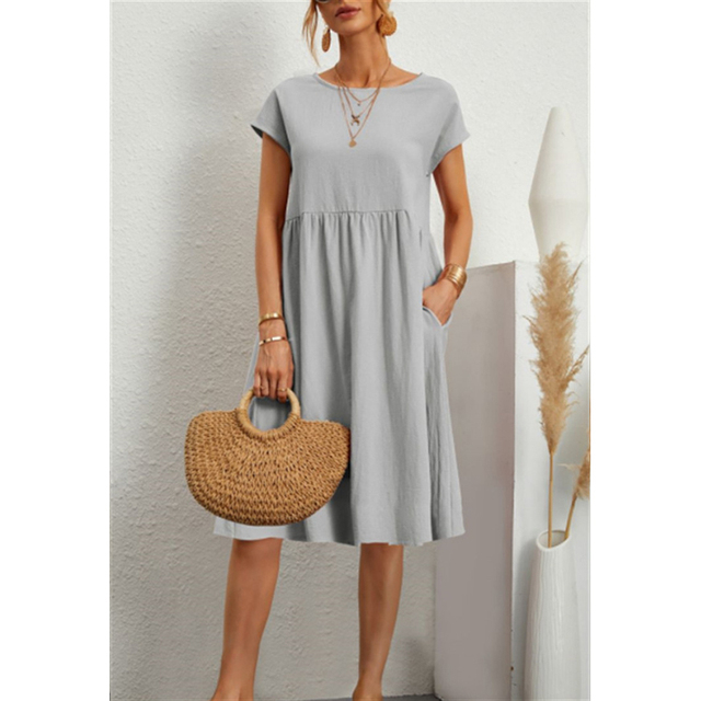 Francesca | Estate Midi Abito with Sleeves