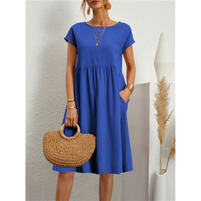 Francesca | Estate Midi Abito with Sleeves