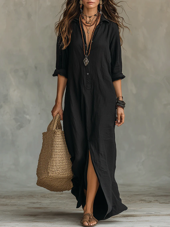 Alessia | Lungo Camicia Abito