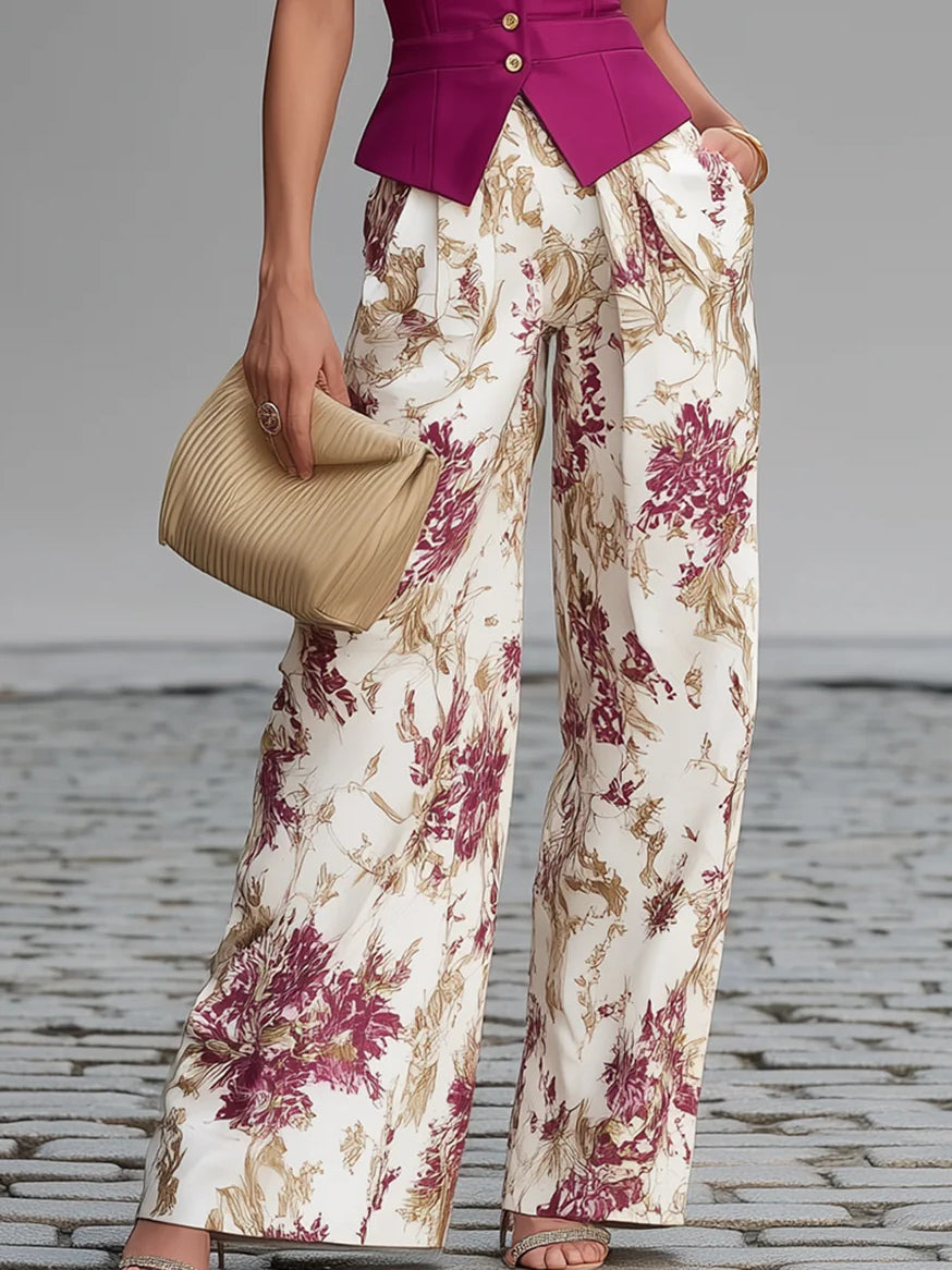 Rosette | Rosa Vest & Pantaloni Completo