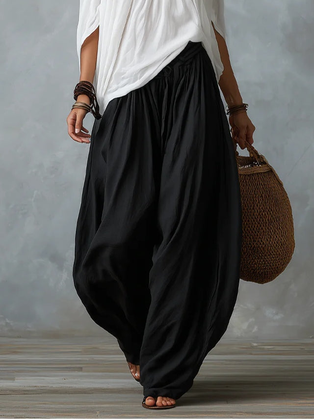 Ivorette | Bianco Spalle Scoperte Pantaloni Completo