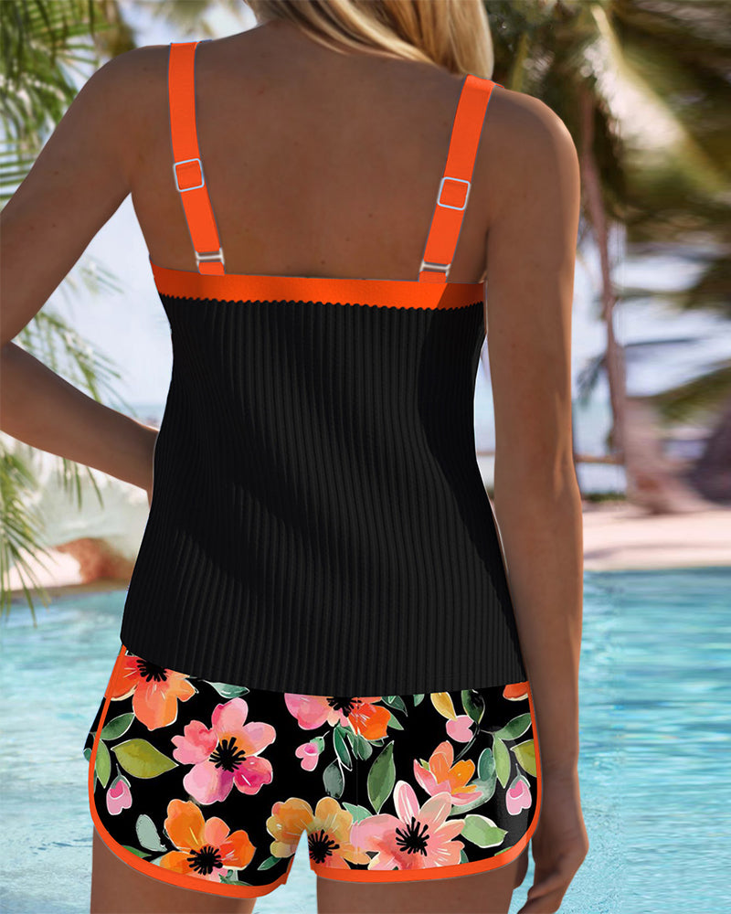Matilda | Tankini Due Pezzi da Spiaggia con Pantaloni