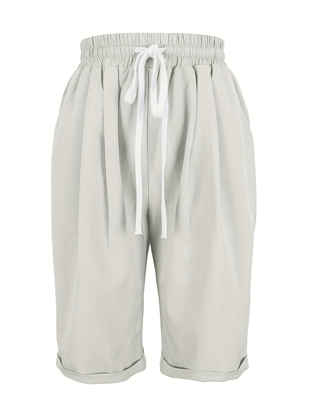 Lesley | Cropped Capri Pantaloni with Turn Up Cuffs